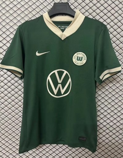 25-26 Wolfsburg 80th anniversary soccer jersey size S-4XL